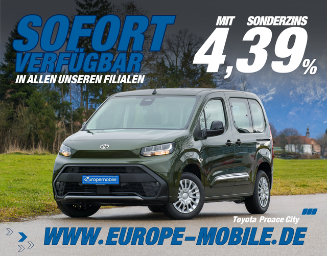 Toyota Proace City - Verso COMFORT L1 1.2T 81 kW 6MT (Lager) LED/SMART/NEBEL/HAC/PDC/UVM.