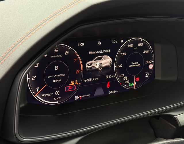 Digitales Cockpit Cupra Formentor VZ (D2) 2.0 TSI 4Drive 310 PS DSG