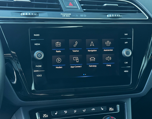 Touchscreen Display Volkswagen Touran Highline 1.5 TSI 150 DSG