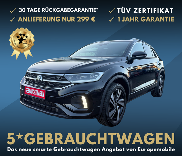 Volkswagen T-Roc - R-LINE + 1.5 TSI OPF 150 DSG LED.PLUS|IQ.DRIVE|NAV|BEATS|EASY|WINTER|UVM.
