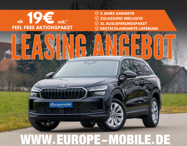 Skoda Kodiaq - SELECTION NAVI 2026 2.0 TDI 193 4x4 DSG (Leasingaktion) 7-SITZE/KOMFORT/AHK/EASY/WINTER/UVM.