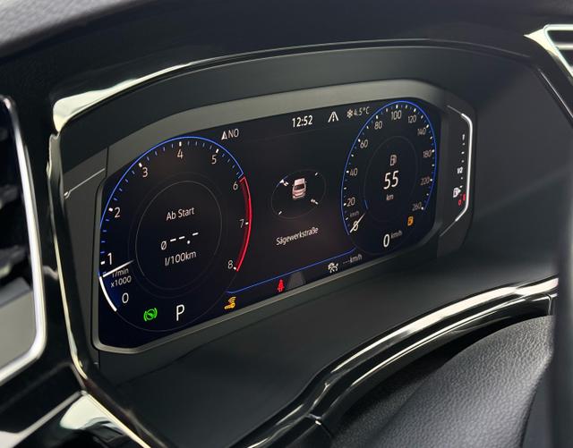 Digitales Cockpit Volkswagen Touran Highline 1.5 TSI 150 DSG