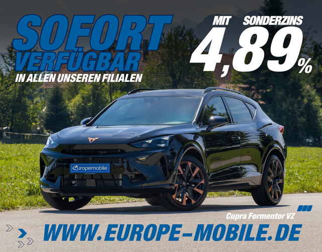Cupra Formentor - VZ 2.0 TSI 333 DSG 4Drive (Lager) SENN/MATRIX/PANO/EASY/AHK/MEMORY/WINTER/UVM.