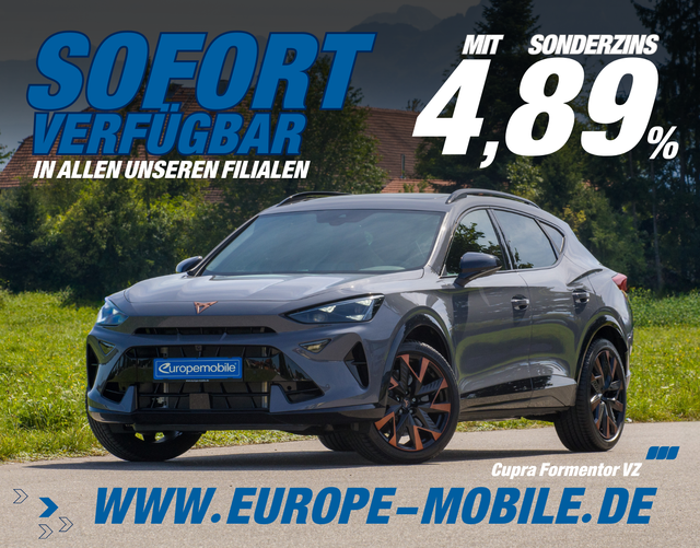 Cupra Formentor - VZ 2.0 TSI 333 DSG 4Drive (Lager) NAV/MATRIX/PANO/EASY/AHK/MEMORY/WINTER/UVM.