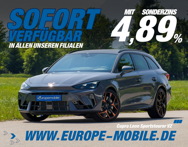 Cupra Leon - Sportstourer VZ EXTREME 2.0 TSI 245 kW DSG 4DRIVE (Lager) AKEBONO/PANO/NAV/AHK/INTELLI/MATRIX/5J.GARANTIE/SENN/UVM.