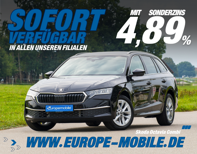 Skoda Octavia Combi - H14 SELECTION 1.5 TSI mHEV 110kW DSG (Lager) NAV/EASY.OPEN/ASSISTENZ/KAM/5J.GARAN,/UVM