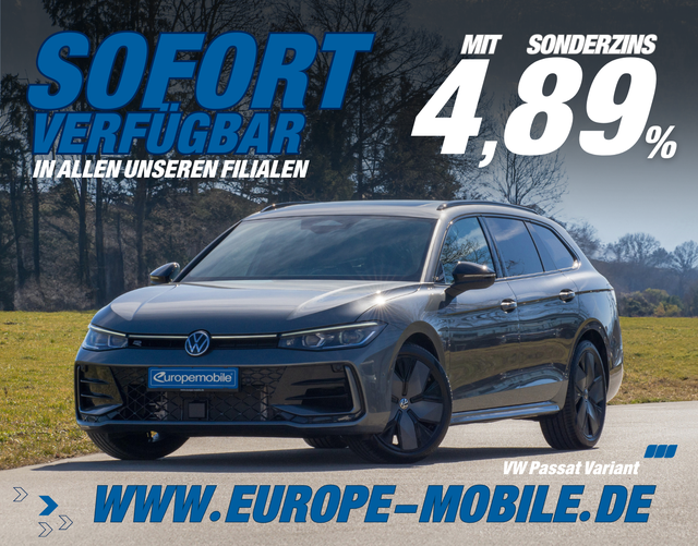 Volkswagen Passat Variant - R-Line 2.0 TDI 4MOTION 193 DSG (Lager) BLACK/IQ/HEAD/AHK/PANO/ASSIST/UVM.