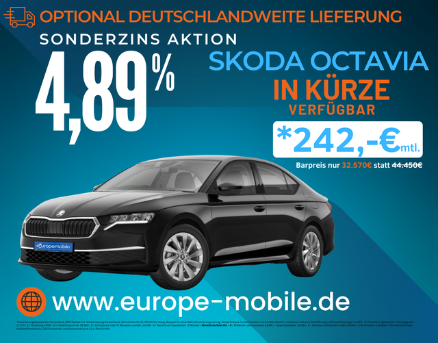 Skoda Octavia Combi - H7 SELECTION 2.0 TDI DSG 150 (Vorlauf) LODGE/EASY.OPEN/ACC/FAMILY/KAM/UVM