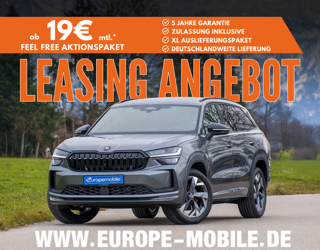 Skoda Kodiaq - H10 SPORTLINE 2.0 TDI DSG 4x4 142 kW (Leasingaktion) 7-SITZE/STANDHZG/CANTON/MATRIX/NAV/KESSY/AHK/UVM.