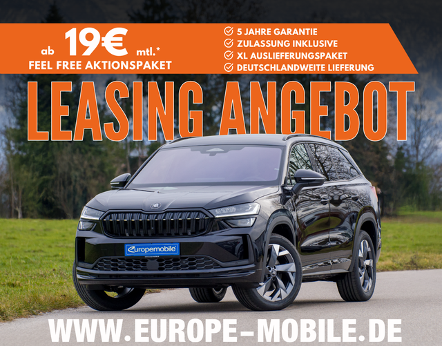 Skoda Kodiaq - H10 SPORTLINE 2.0 TDI DSG 4x4 142 kW (Leasingaktion) 7-SITZE/STANDHZG/CANTON/MATRIX/NAV/KESSY/AHK/UVM.