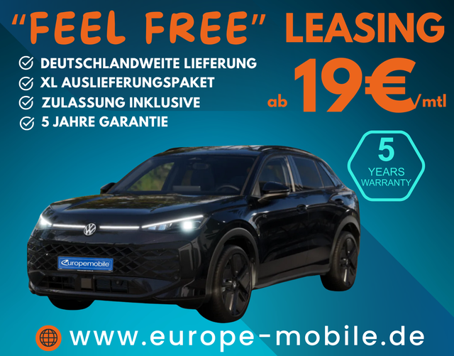 Volkswagen T-Roc - R-Line 1.5 eTSI OPF DSG 150 (Leasingaktion) BLACK/MATRIX/NAV/PANO/AHK/UVM.