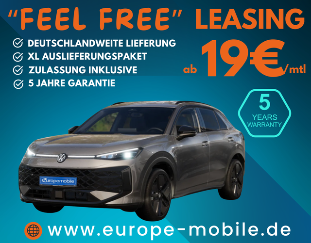 Volkswagen T-Roc - R-Line 1.5 eTSI OPF DSG 150 (Leasingaktion) BLACK/MATRIX/NAV/PANO/AHK/UVM.