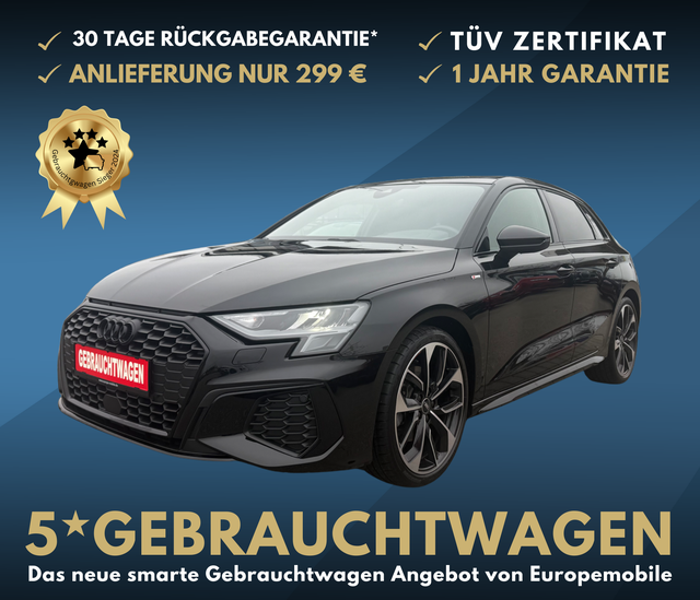 Audi A3 Sportback - S-line 35 TDI S tronic (Lager) B&O|2xSLINE|PANO|NAPPA|19