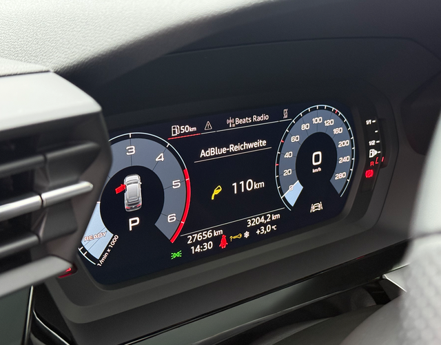 Digitales Cockpit Audi A3 Sportback S-line 35 TDI S tronic
