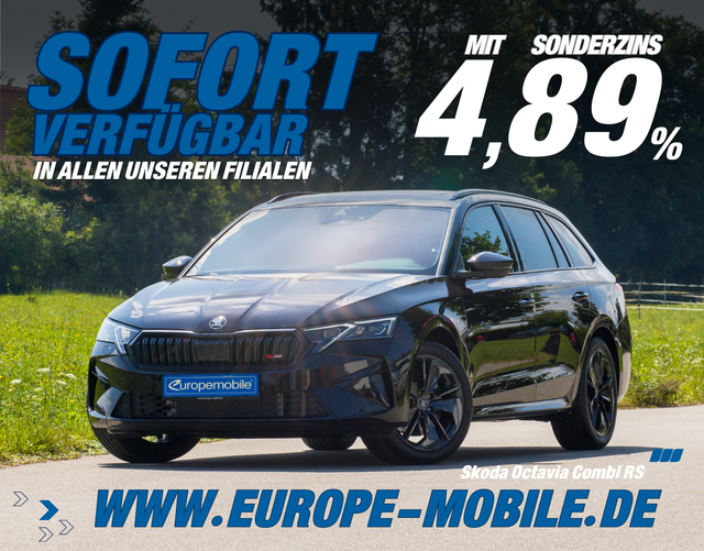 Skoda Octavia Combi - H12 RS 2.0 TSI 265 DSG (Vorlauf) NAV/PANO/AHK/WINTER/DCC/360/UVM.