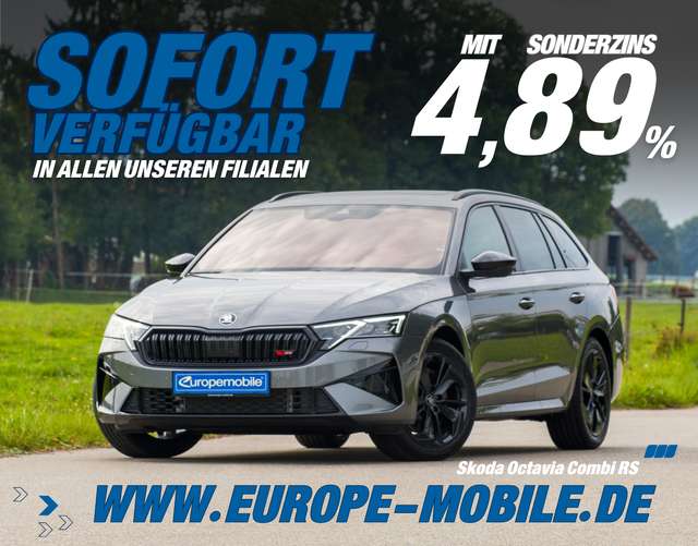 Skoda Octavia Combi - H12 RS 2.0 TSI 265 DSG (Vorlauf) NAV/PANO/AHK/WINTER/DCC/360/UVM.