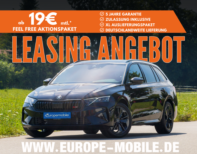 Skoda Octavia Combi - H12 RS 2.0 TSI 265 DSG (Leasingaktion) NAV/PANO/AHK/WINTER/DCC/360/UVM.