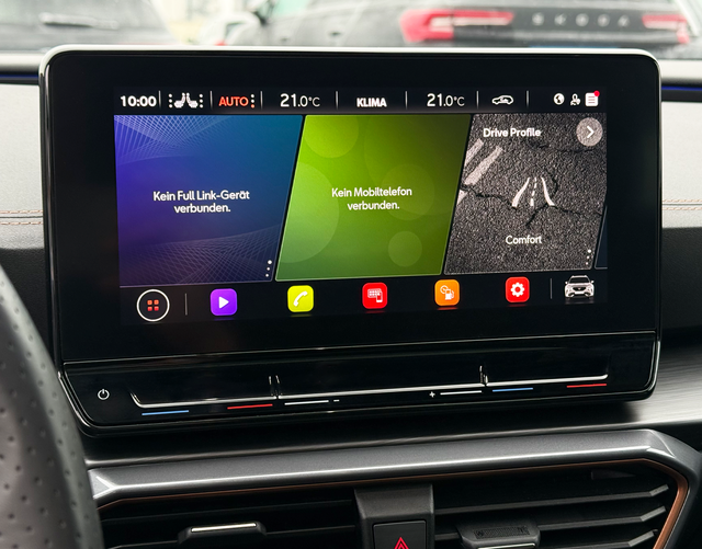 Touchscreen Display Cupra Formentor 2.0 TSI 4Drive 190 PS DSG