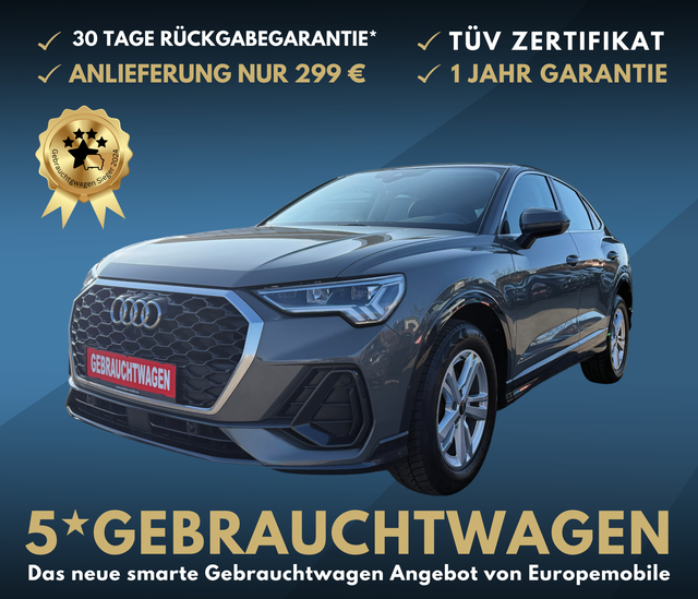 Audi Q3 Sportback - Basis MJ2023 35 TFSI S tronic NAV|PDC|2ZCLIMA|SH|ALARM|TEMPOMAT|LED|SOUND|UVM. (Vorlauf 26.02.2026)