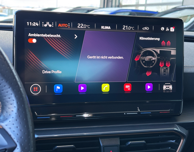 Touchscreen Display Cupra Formentor VZ 2.0 TSI 4Drive 310 PS DSG