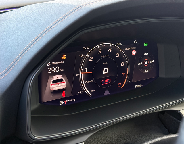 Digitales Cockpit Cupra Formentor VZ 2.0 TSI 4Drive 310 PS DSG