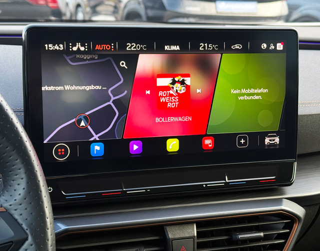 Touchscreen Display Cupra Formentor VZ 2.0 TSI 4Drive 310 PS DSG