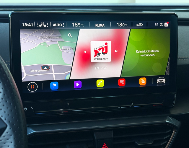 Touchscreen Display Cupra Formentor VZ 2.0 TSI 4Drive 310 PS DSG