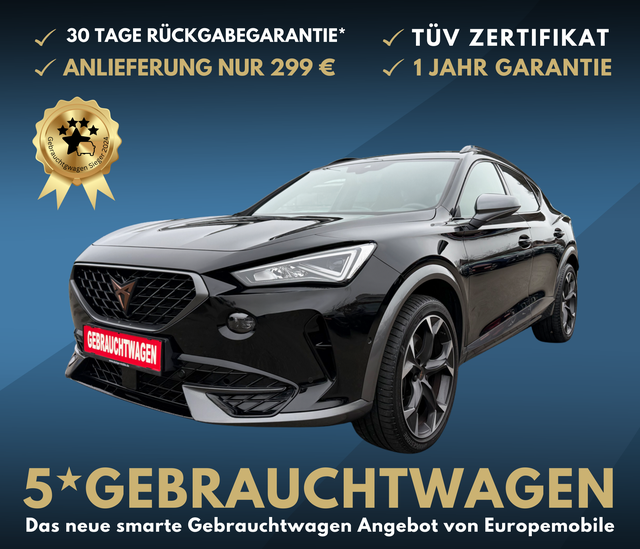 Cupra Formentor - VZ (D2) 2.0 TSI 4Drive 310 PS DSG NAV|LED|VIRTUAL|HECKKL. EL.|WINTER|MEMORY|UVM.