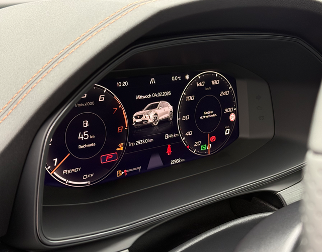Digitales Cockpit Cupra Formentor VZ 2.0 TSI 4Drive 310 PS DSG