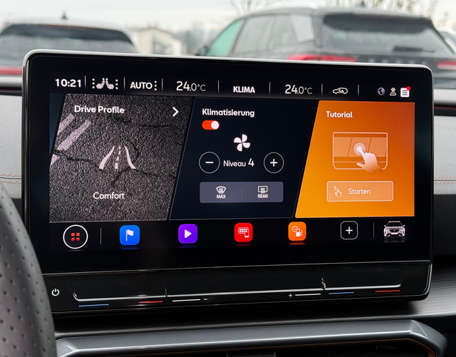 Touchscreen Display Cupra Formentor VZ 2.0 TSI 4Drive 310 PS DSG