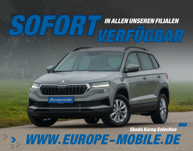 Skoda Karoq - SELECTION 1.5 TSI 110kW DSG (Lager) AHK/PARK/WINTER/KESSY/230V/4J.GARA./TRANSPORT/UVM.