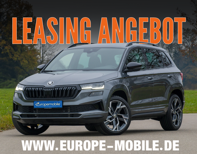 Skoda Karoq - 2026 H5 SPORTLINE 1.5 TSI ACT EVO 110 kW DSG (Leasingaktion) NAV9.2/PANO/TRAVEL/CANTON/AHK/MATRIX/UVM.