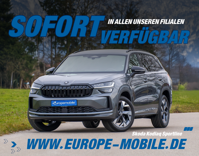 Skoda Kodiaq - H10 SPORTLINE 2.0 TDI DSG 4x4 142 kW (Lager) 7-SITZE/STANDHZG/CANTON/MATRIX/NAV/KESSY/AHK/UVM.