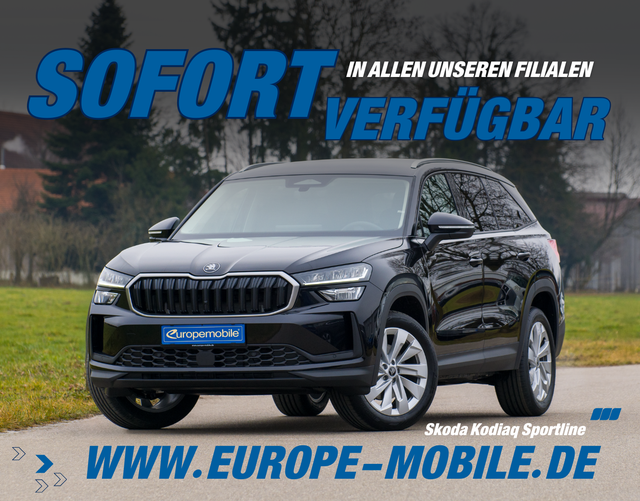Skoda Kodiaq - SELECTION NAVI 2026 2.0 TDI 193 4x4 DSG (Lager) 7-SITZE/KOMFORT/AHK/EASY/WINTER/UVM.