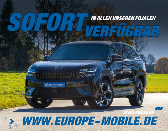 Skoda Kodiaq - H12 RS 2.0 TSI 195kW 4x4 DSG (Vorlauf) 7-SITZE/PANO/MATRIX/TRAILER/WINTER/360/5J.GARANTIE/CANTON/UVM.
