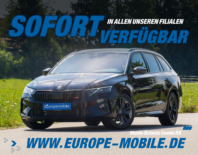Skoda Octavia Combi - H12 RS 2.0 TSI 265 DSG (Vorlauf) NAV/PANO/AHK/WINTER/DCC/360/UVM.