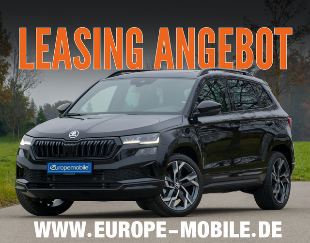 Skoda Karoq - 2026 H5 SPORTLINE 1.5 TSI ACT EVO 110 kW DSG (Leasingaktion) NAV9.2/PANO/TRAVEL/CANTON/AHK/MATRIX/UVM.