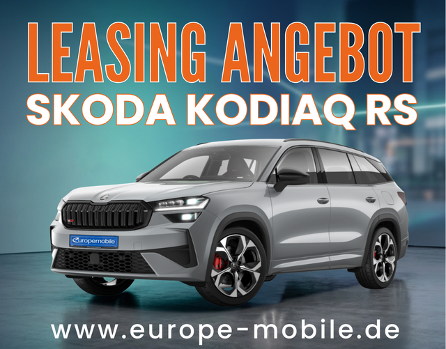 Skoda Kodiaq - H12 RS 2.0 TSI 195kW 4x4 DSG (Leasingaktion) 7-SITZE/PANO/MATRIX/TRAILER/WINTER/360/5J.GARANTIE/CANTON/UVM.