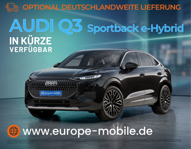 Audi Q3 Sportback - S line e-hybrid 200kW 20ZOLL/PANO/TECH/LEDPLUS/SOUND/UVM.