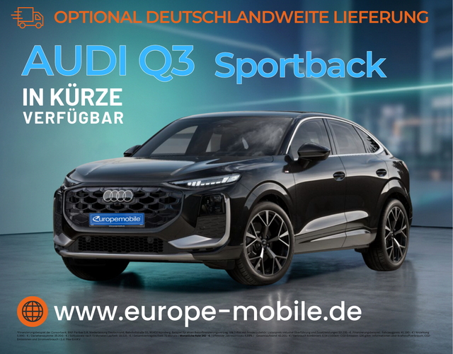Audi Q3 Sportback - S line TFSI quattro 204PS (Vorlauf) PANO/NAV/TECHPLUS/KLIMAPLUS/DYNAMIK/UVM:
