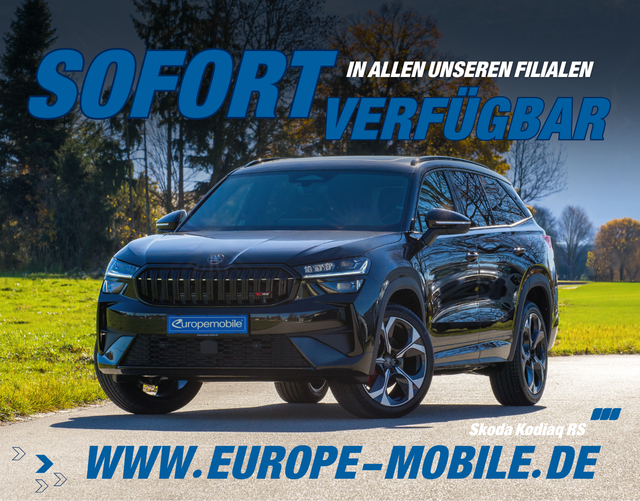 Skoda Kodiaq - H8 RS 2.0 TSI 195kW 4x4 DSG 7-SITZE/PANO/MATRIX/TRAILER/WINTER/360/CANTON/4J.GARANTIE/UVM.
