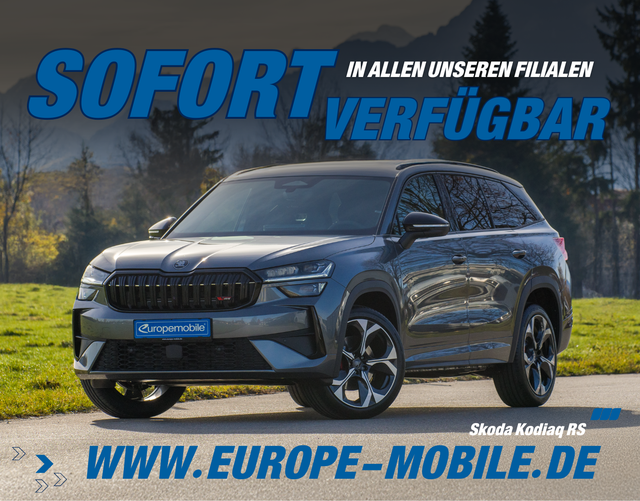 Skoda Kodiaq - H8 RS 2.0 TSI 195kW 4x4 DSG 7-SITZE/PANO/MATRIX/TRAILER/WINTER/360/CANTON/4J.GARANTIE/UVM.