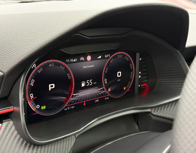 Digitales Cockpit Skoda Kamiq 2026 MONTE CARLO 1.5 TSI OPF 150 DSG