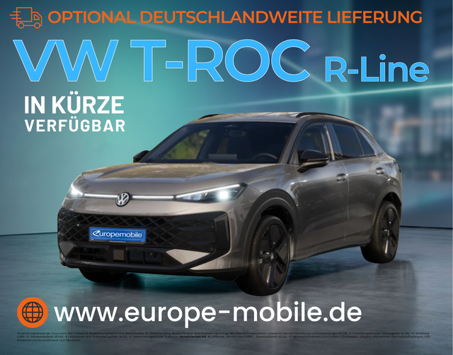 Volkswagen T-Roc - R-Line 1.5 eTSI OPF DSG 150 (Vorlauf) BLACK/MATRIX/NAV/PANO/AHK/UVM.