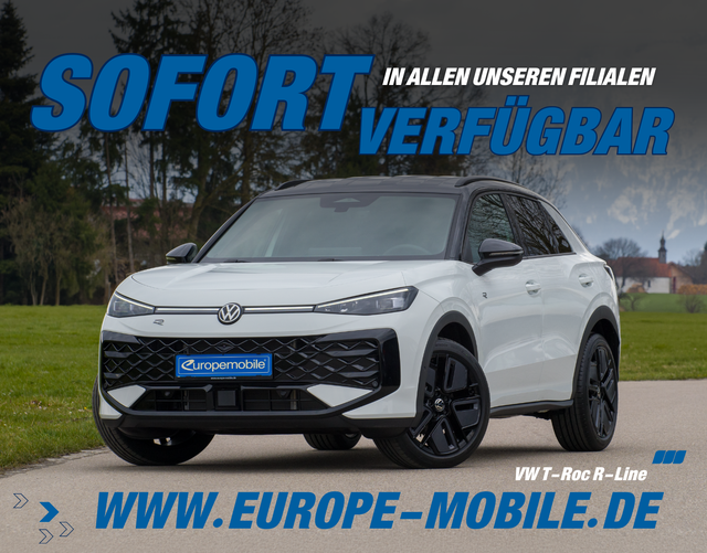 Volkswagen T-Roc - R-Line 1.5 eTSI OPF DSG 150 BLACK/MATRIX/NAV/TECH/EASY/PARK.PRO/UVM. (Lager)