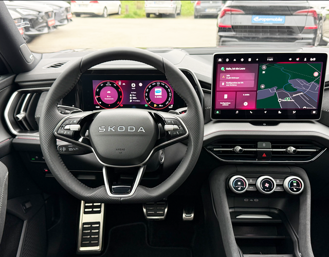 Innenraum Skoda Kodiaq SPORTLINE 2.0 TDI 142 kW 4x4 DSG