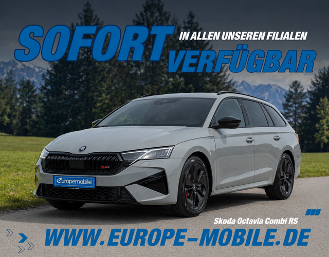 Skoda Octavia Combi - H12 RS 2.0 TSI 265 DSG NAV/PANO/AHK/WINTER/DCC/360/UVM.