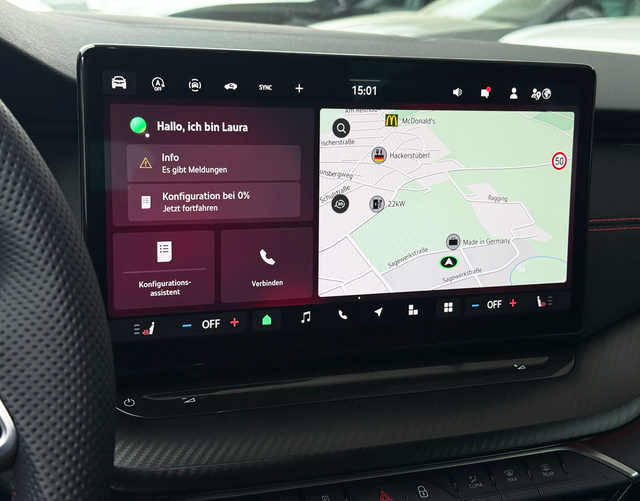 Touchscreen Display Skoda Octavia Combi RS 2.0 TSI 265 DSG