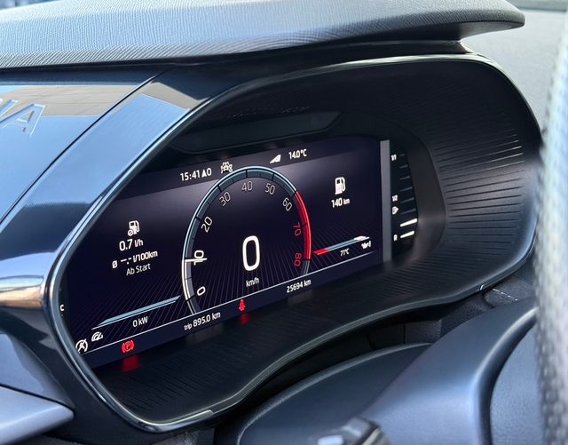 Digitales cockpit Skoda Fabia Style