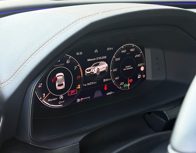 Digitales Cockpit Cupra Formentor VZ5 2.5 TSI DSG 